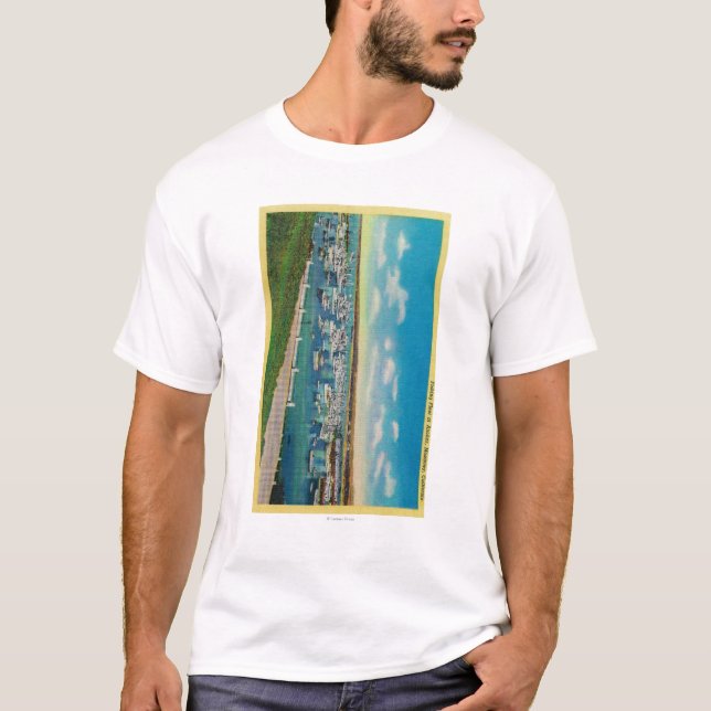 Fischereiflotte bei AnchorMonterey, CA T-Shirt (Vorderseite)