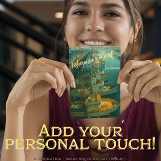 Fischereiflotte in Fisherman's Wharf, San Francisc Postkarte