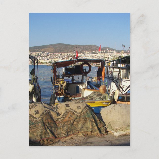 Fischereihafen Kusadasi Postkarte (Vorderseite)