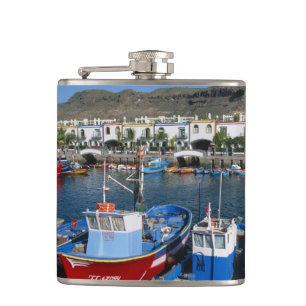 Fischereihafen, Puerto de Mogan, Gran Canaria, Flachmann