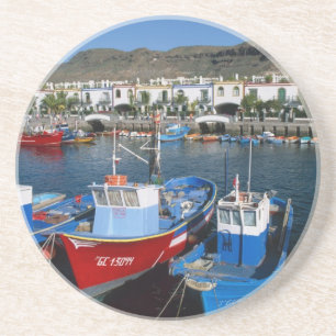 Fischereihafen, Puerto de Mogan, Gran Canaria, Getränkeuntersetzer