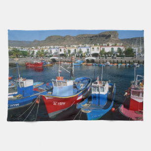 Fischereihafen, Puerto de Mogan, Gran Canaria, Küchentuch