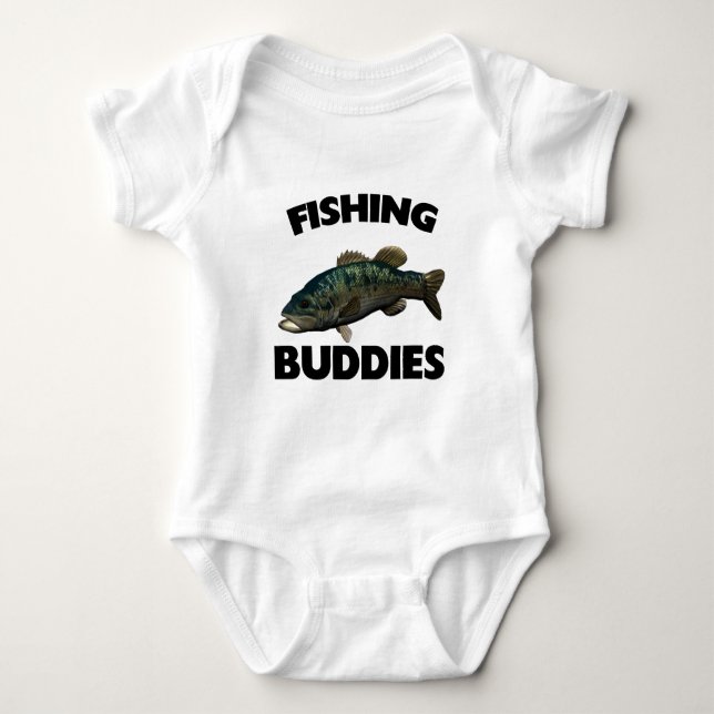 FISCHEREIHAUSHALTE BABY STRAMPLER (Vorderseite)