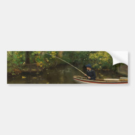 Fischereijunge (von Hans Andersen Brendekilde) Autoaufkleber