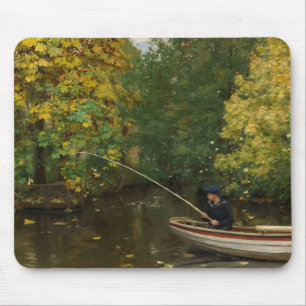 Fischereijunge (von Hans Andersen Brendekilde) Mousepad