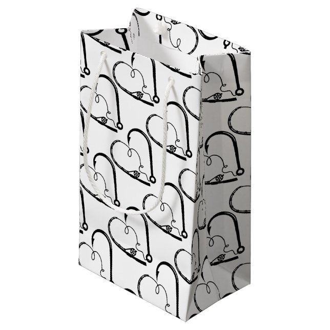 FISCHEREIKREUZUNG KLEINE GESCHENKTÜTE (Vorderseite Schrägansicht)
