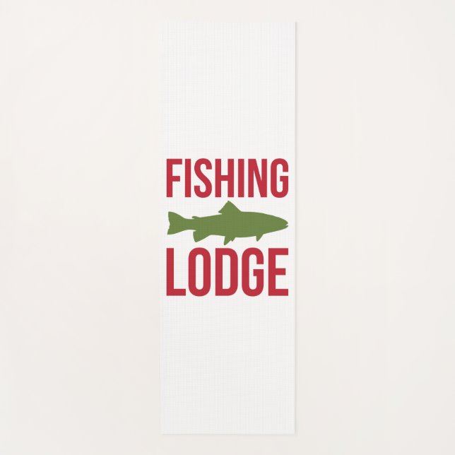 Fischereilodge Yogamatte (Vorderseite)