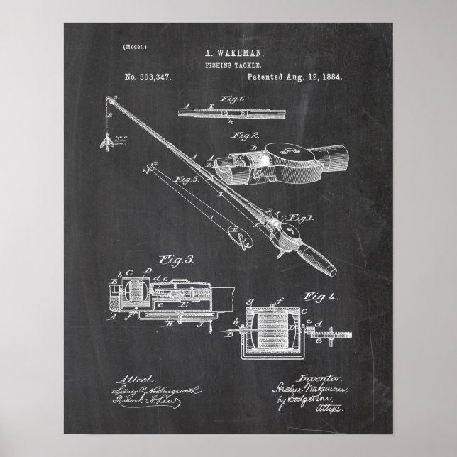 Fischereipatent Poster (Vorne)