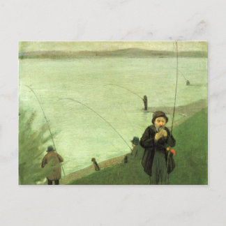 Fischereipostkarte Postkarte