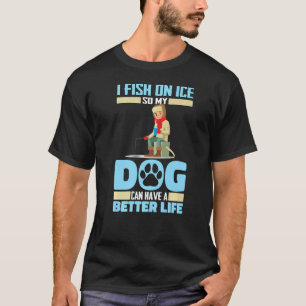 Fischerhund - Eisfischen Premium T-Shirt