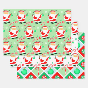 Fischermann Weihnachtsgeschenk Verpackungspapier Geschenkpapier Set