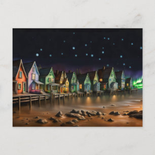 Fischers Cove Shoppes Folk Art Postkarte