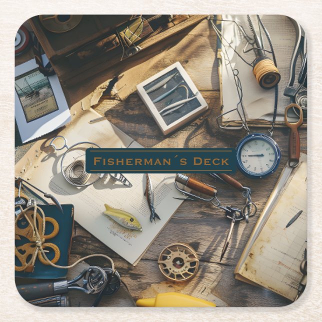 Fischers Deck Papier Untersetzer (Vorderseite)