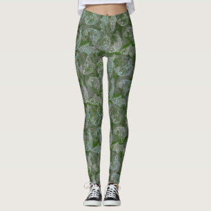 Fisches Muster, Doppelfarben b. GDreen BG Leggings