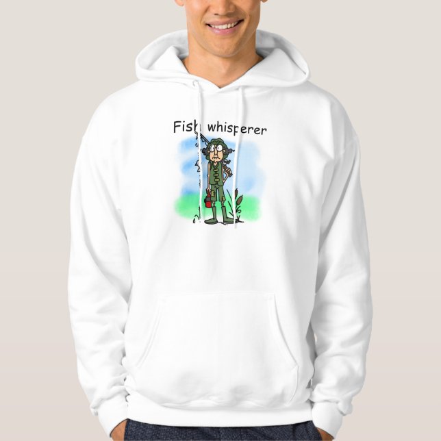 FischeWhisperer Hoodie (Vorderseite)