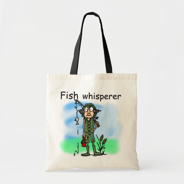 FischeWhisperer Tragetasche (Vorne)