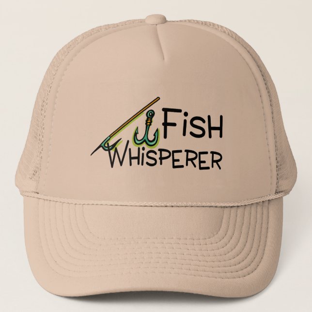 FischeWhisperer Truckerkappe (Vorderseite)