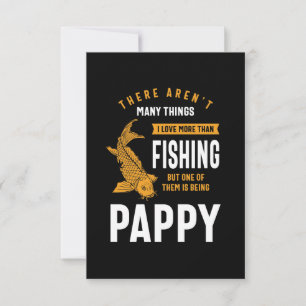 Fischfang Aber einer von ihnen ist "Pappy" RSVP Karte