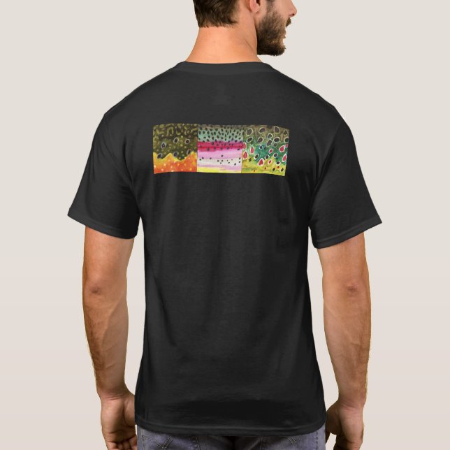 Fischfang Angeln aus Foreut Whiskers Store T-Shirt (Rückseite)