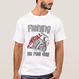 Fischfang Blütenfang Ernsthafte Fischerei T-Shirt