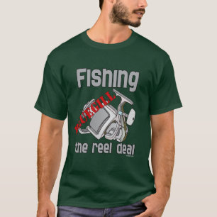 Fischfang Blütenfang Ernsthafte Fischerei T-Shirt