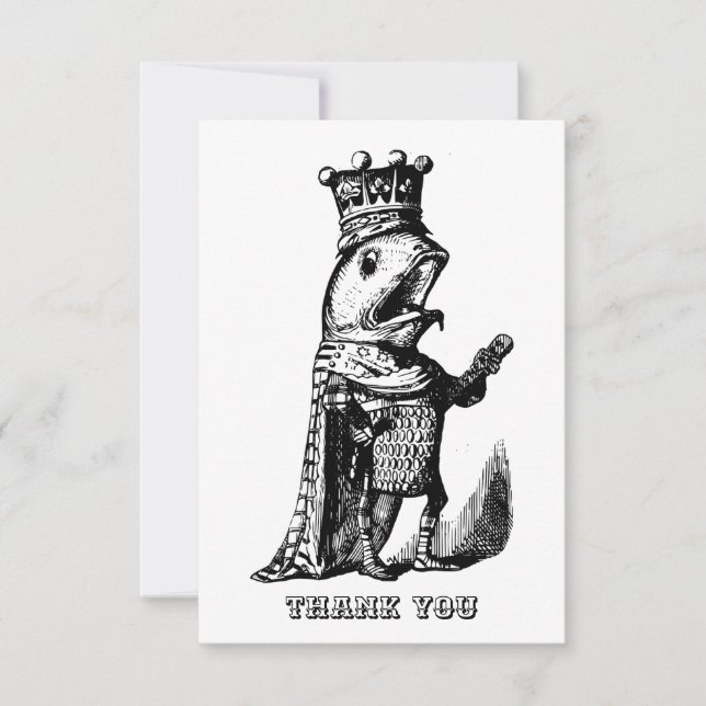 Fischfang Dankeskarte (Vorderseite)