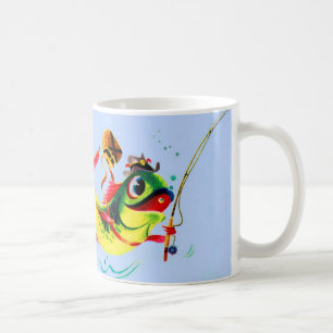 Fischfang der 40er Jahre Kaffeetasse