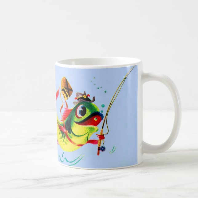 Fischfang der 40er Jahre Kaffeetasse (Rechts)