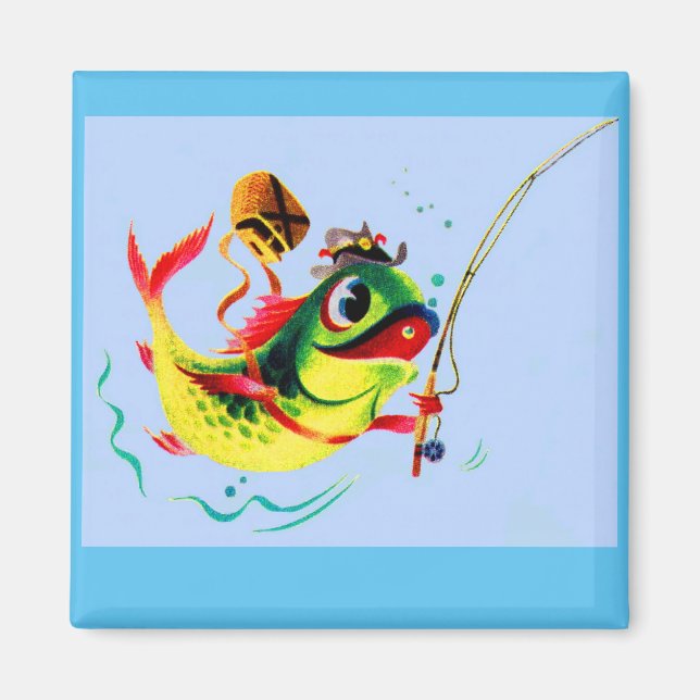 Fischfang der 40er Jahre Magnet (Vorne)