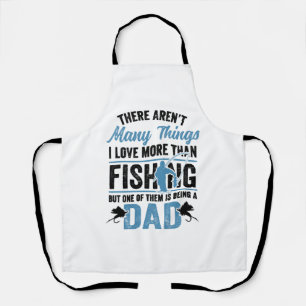 Fischfang Fischerei Vater Schürze