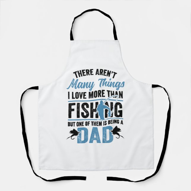 Fischfang Fischerei Vater Schürze (Vorderseite)
