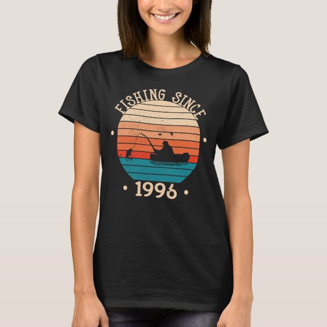 Fischfang Geburtstag 1996 T-Shirt (Vorderseite)