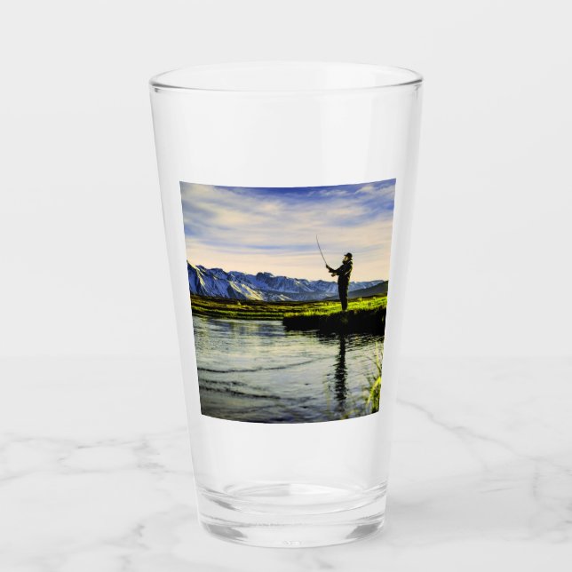 Fischfang Glas (Vorderseite)