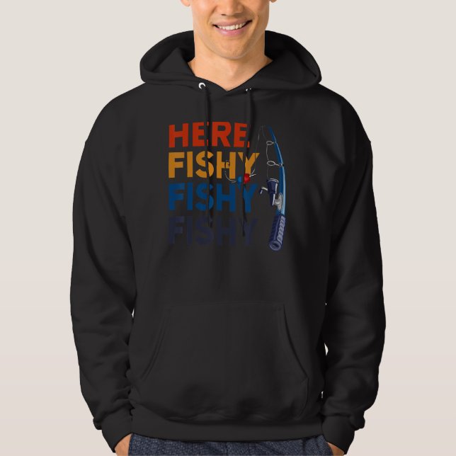 Fischfang Hoodie (Vorderseite)