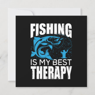 Fischfang ist meine beste Therapie Einladung