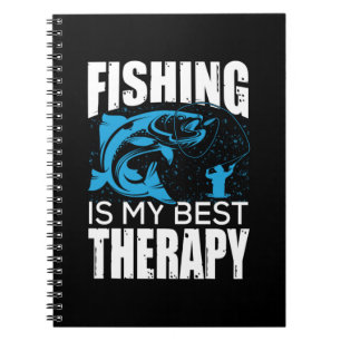 Fischfang ist meine beste Therapie Notizblock