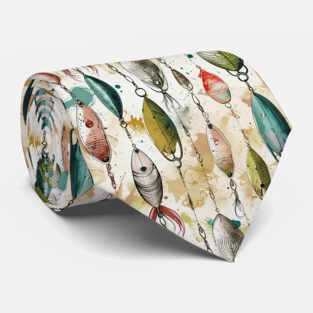 Fischfang Krawatte (Gerollt)