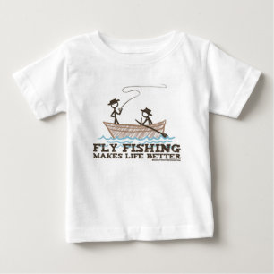 Fischfang macht Leben besser Baby T-shirt