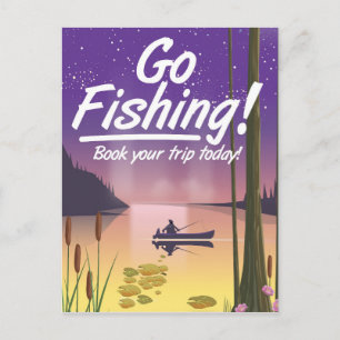 Fischfang! Postkarte