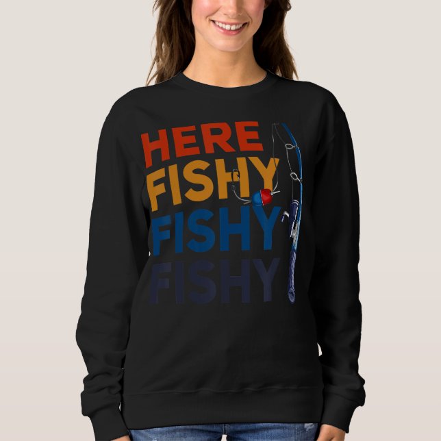 Fischfang Sweatshirt (Vorderseite)