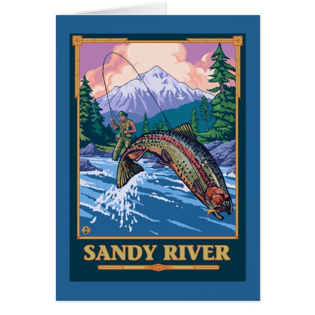 Fischfang Szene - Sandy River, Oregon (Vorne)