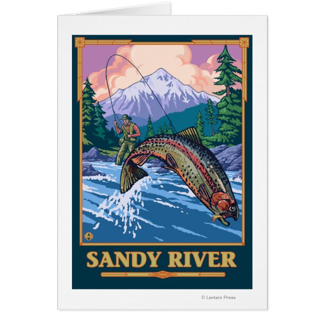 Fischfang Szene - Sandy River, Oregon (Vorne)
