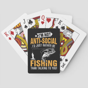 Fischfang Thema Spielkarten