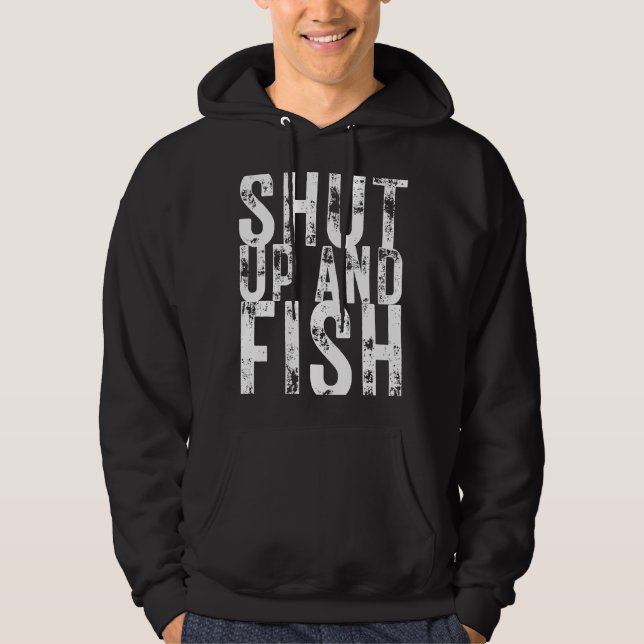 Fischfang und Fischfang Hoodie (Vorderseite)