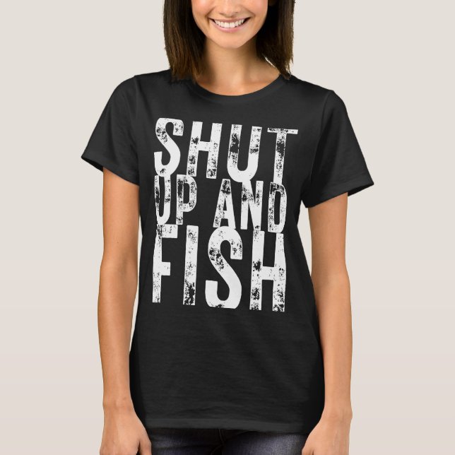 Fischfang und Fischfang T-Shirt (Vorderseite)