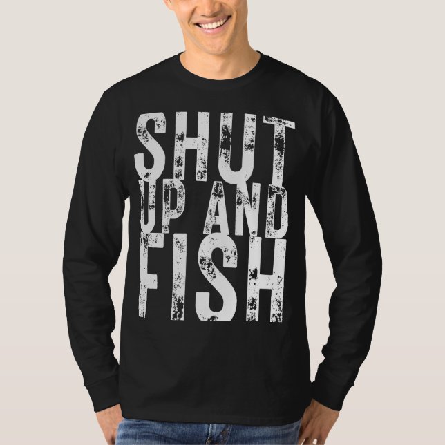 Fischfang und Fischfang T-Shirt (Vorderseite)