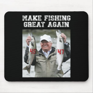 Fischfang wieder groß machen Trump 2024 Mousepad