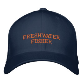 Fischfanghut Bestickte Baseballkappe