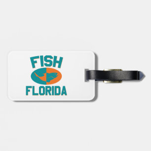 Fischfarben Floridas Gepäckanhänger