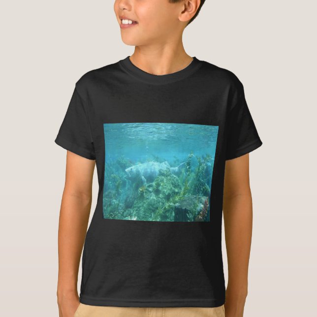 Fischfisch... Unterwasserfischdesign T-Shirt (Vorderseite)